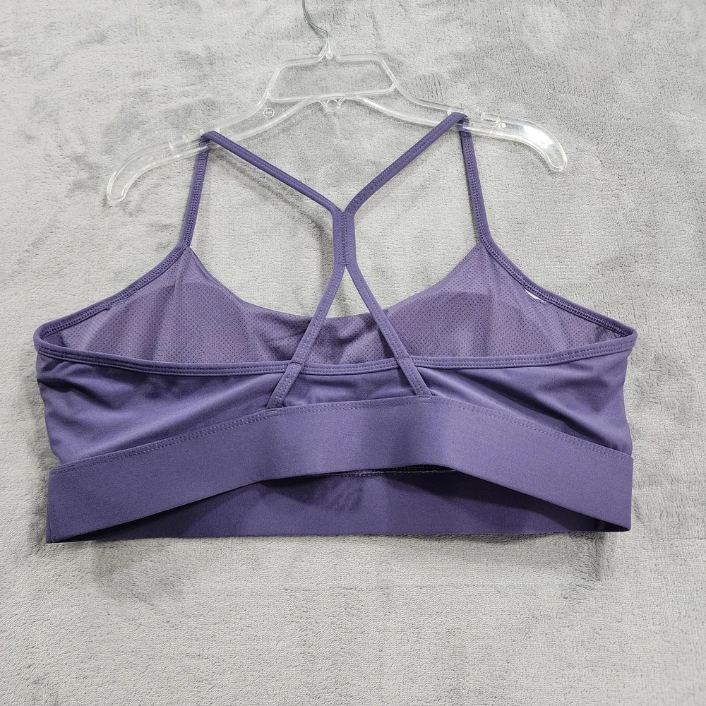 Columbia Sports Bra Womens XL Purple Low Impact Racerback Omni Tech Yoga Gym